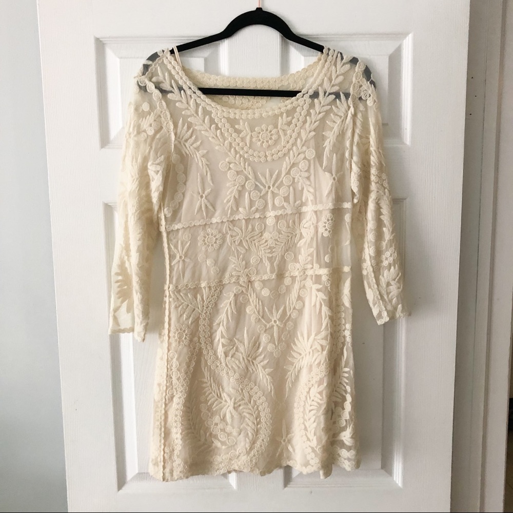 Express Crochet Dress with Slip